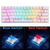 Keyboards & Mouse |   Motospeed SK62 BT Wireless Gaming Mechanical Keyboard 61 Keys RGB Backlight Blue Switch Macro Drive For Laptop PC Computer Peripherals Keyboards & Mouse