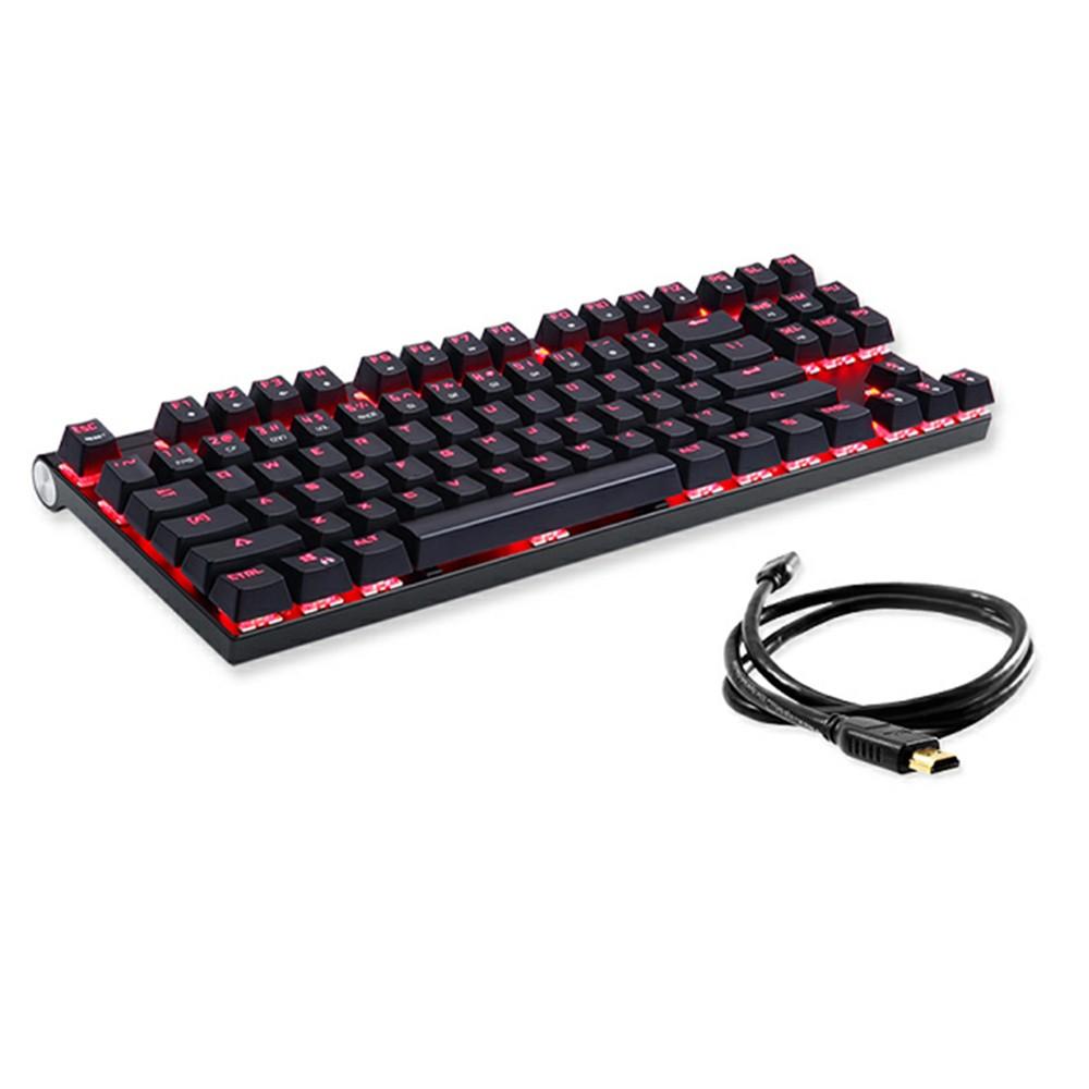 Keyboards & Mouse |   Motospeed V30 Wired Optical USB Gaming Mouse + CK101 87 Key NKRO RGB Backlit Mechanical Gaming Keyboard +  P70 Black Non-Slip Rubber Computer Gaming Mouse Pad Computer Peripherals Keyboards & Mouse