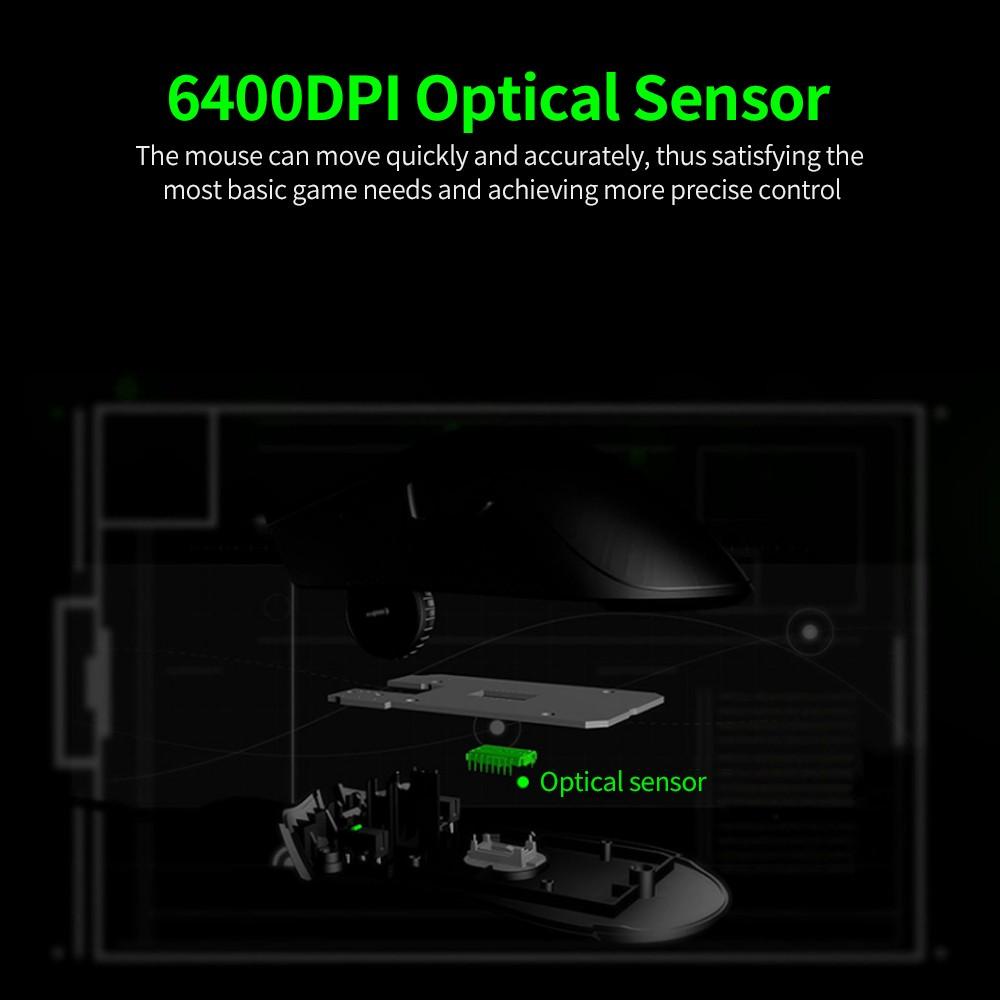 Keyboards & Mouse |   Razer DeathAdder Essential Wired Gaming Mouse Ergonomic Mice with 6400DPI Optical Sensor 5 Programmable Buttons  (2021 Version) Computer Peripherals Keyboards & Mouse