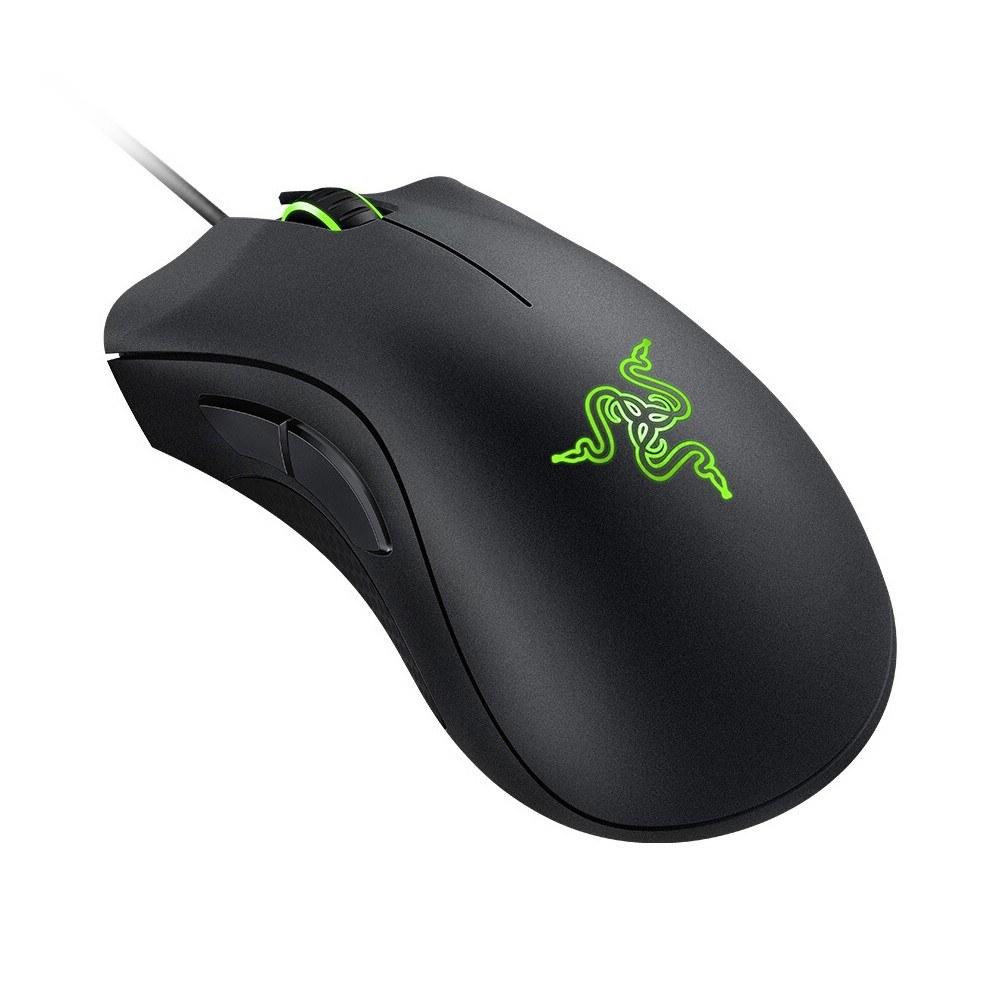 Keyboards & Mouse |   Razer DeathAdder Essential Wired Gaming Mouse Ergonomic Mice with 6400DPI Optical Sensor 5 Programmable Buttons  (2021 Version) Computer Peripherals Keyboards & Mouse