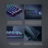 Keyboards & Mouse |   Razer Huntsman Mini Mechanical Keyboard Linear Optical Switch 61 Keys Wired RGB Keyboard for PC Laptop Silver Computer Peripherals Keyboards & Mouse