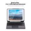 Keyboards & Mouse |   T207 Keyboard Protective Case with Detachable BT Keyboard Touchpad Compatible with iPad Pro 11(2018/2020/2021)/iPad Air4 10.9(2020) Computer Peripherals Keyboards & Mouse