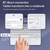 Keyboards & Mouse |   TP-9709 Wireless BT Keyboard USB Keypad with PU Leather Protecting Case for Tablet Compatible with iPad Air2 9.7in/ iPad 9.7in(2017)/ iPad 9.7in(2018)/ iPad Pro 9.7in Computer Peripherals Keyboards & Mouse