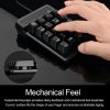 Keyboards & Mouse |   USB Wired Numeric Keypad Mechanical Feel Number Pad Keyboard 19 Keys Water-proof for Laptop Desktop PC Notebook Black Computer Peripherals Keyboards & Mouse