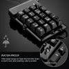 Keyboards & Mouse |   USB Wired Numeric Keypad Mechanical Feel Number Pad Keyboard 19 Keys Water-proof for Laptop Desktop PC Notebook Black Computer Peripherals Keyboards & Mouse