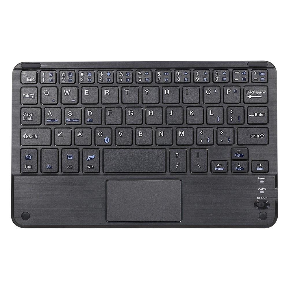 Keyboards & Mouse |   Wireless BT 3.0 Keyboard 59 Keys Ultra-slim Mini BT Keyboard with Touch Pad Support Android Windows iOS System for Laptop Phone Tablet Black Computer Peripherals Keyboards & Mouse