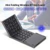 Keyboards & Mouse |   Wireless BT Keyboard Folding Keyboard Portable Ultra Slim BT Keyboard with Touchpad for Windows/Android/iOS Grey Computer Peripherals Keyboards & Mouse