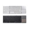 Keyboards & Mouse |   Wireless BT Keyboard Folding Keyboard Portable Ultra Slim BT Keyboard with Touchpad for Windows/Android/iOS Grey Computer Peripherals Keyboards & Mouse