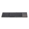 Keyboards & Mouse |   Wireless BT Keyboard Folding Keyboard Portable Ultra Slim BT Keyboard with Touchpad for Windows/Android/iOS Grey Computer Peripherals Keyboards & Mouse