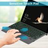 Keyboards & Mouse |   Wireless BT Keyboard Portable Ultra-thin Backlight Tablet Keyboard with Large Size Touchpad Compatible with Surface Pro 3/4/5/6/7 Computer Peripherals Keyboards & Mouse