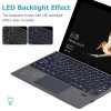 Keyboards & Mouse |   Wireless BT Keyboard Portable Ultra-thin Backlight Tablet Keyboard with Large Size Touchpad Compatible with Surface Pro 3/4/5/6/7 Computer Peripherals Keyboards & Mouse