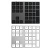 Keyboards & Mouse |   Wireless Numeric Keyboard Aluminium 34 Key BT Keyboard Built-in Rechargeable Battery Keypad for Windows/iOS/Android (Silver) Computer Peripherals Keyboards & Mouse