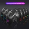 Keyboards & Mouse |   YWYT G851 2.4GHz Wireless Mouse Rechargeable Mute Mouse Ergonomic Mouse with Colorful Light Effect for Desktop Laptop Computer Peripherals Keyboards & Mouse