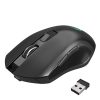 Keyboards & Mouse |   YWYT G851 2.4GHz Wireless Mouse Rechargeable Mute Mouse Ergonomic Mouse with Colorful Light Effect for Desktop Laptop Computer Peripherals Keyboards & Mouse