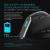 Keyboards & Mouse |   ZELOTES F-36 Wireless vertical 2.4G Bluetooth mouse full color light 8 key programming five DPI game mouse built-in 730mah lithium battery Black Computer Peripherals Keyboards & Mouse