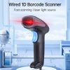 Office Electronics |   1D Laser Barcode Scanner Wired Bar Code Reader With Buzzer and LED Indication Office Electronics Office Electronics