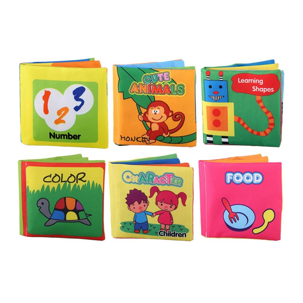 Office Electronics |   6 Pack Soft Baby Cloth Books Office Electronics Office Electronics