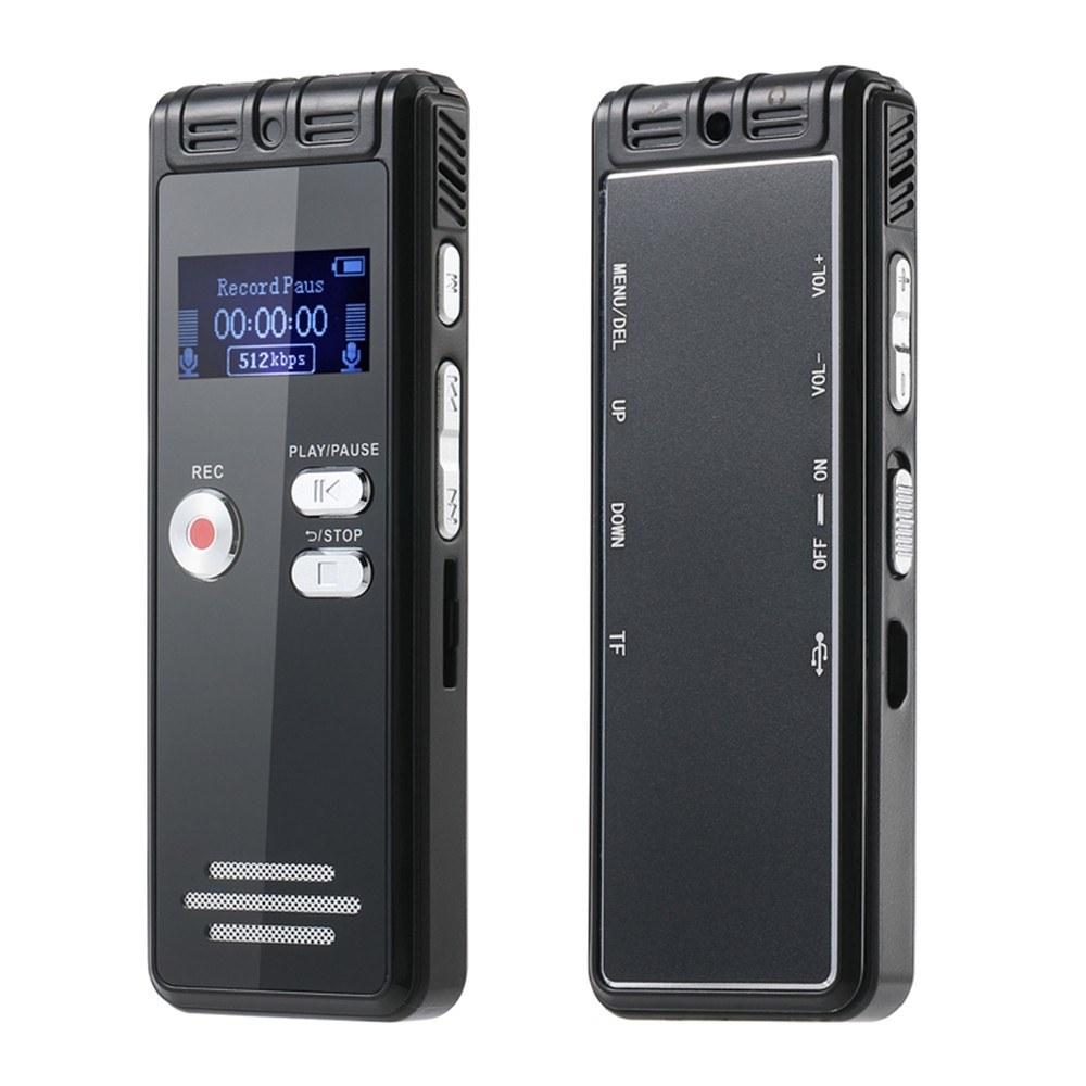 Office Electronics |   64G Digital Voice Recorder Activated Record Playback MP3 Music Player with Mic and Speaker and Earphone Office Electronics Office Electronics