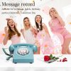 Office Electronics |   Audio Message Book Voice Record Wedding Phone Customized with Voicemail Best Wishes Suitable for Bridal Shower Birthday Party Baby Shower Anniversary Engagement Office Electronics Office Electronics