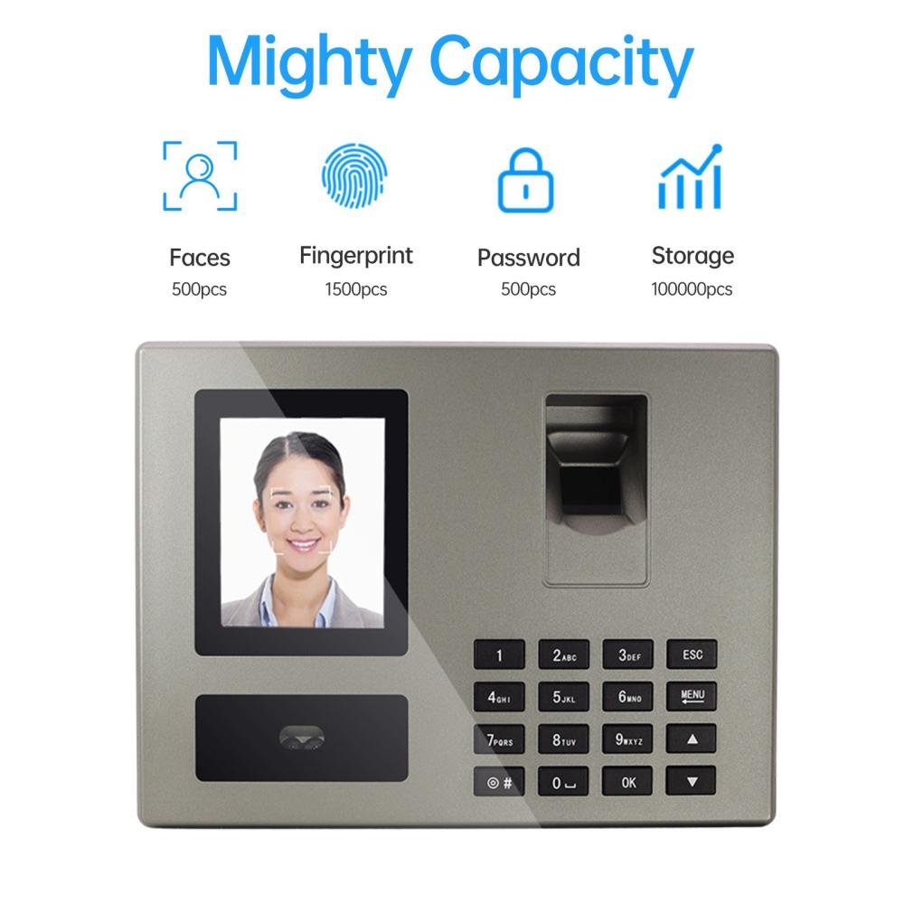 Office Electronics |   Bisofice Intelligent Face Biometric Fingerprint Password Employee Attendance Machine Checking-in Recorder 2.8 Inch TFT Screen Office Electronics Office Electronics