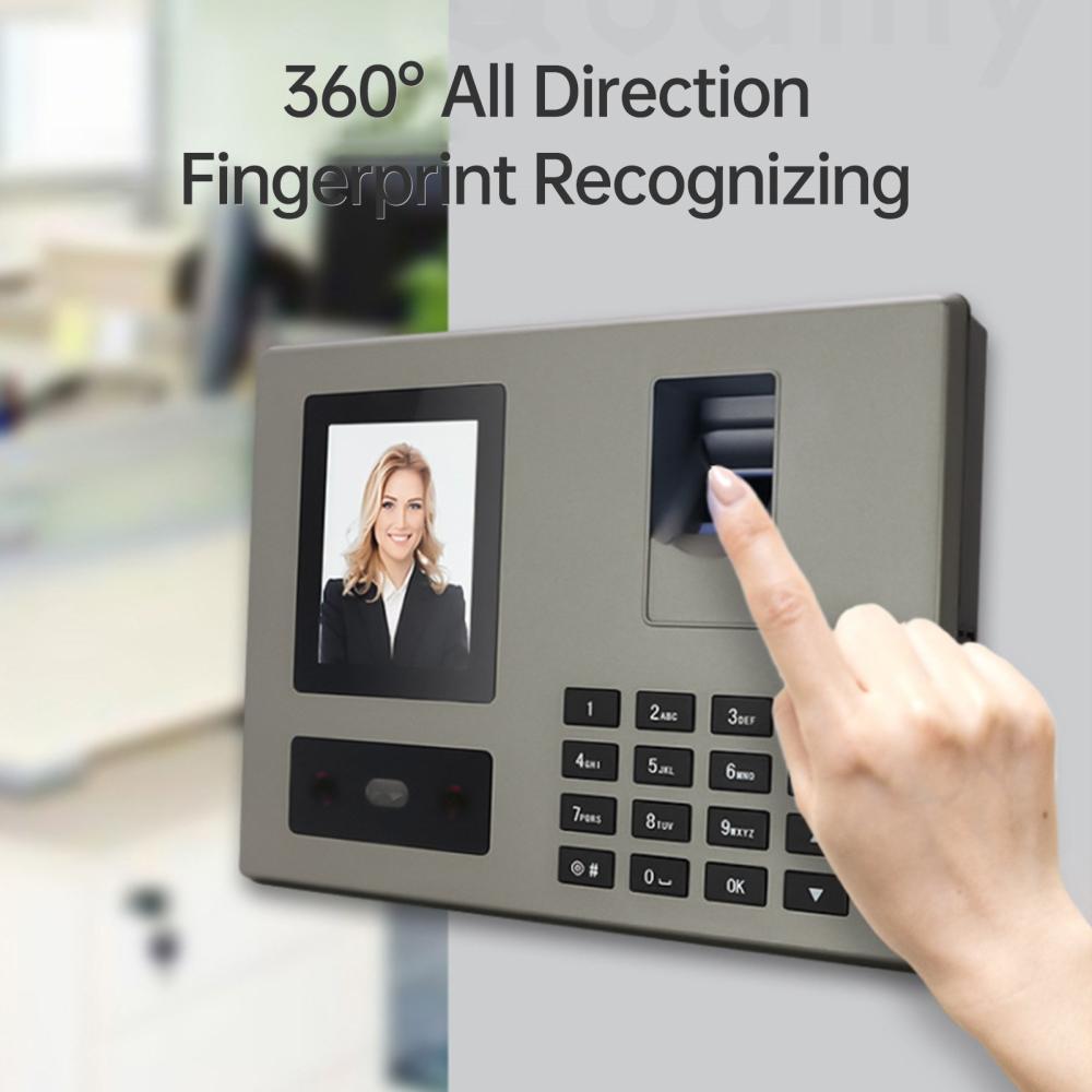 Office Electronics |   Bisofice Intelligent Face Biometric Fingerprint Password Employee Attendance Machine Checking-in Recorder 2.8 Inch TFT Screen Office Electronics Office Electronics