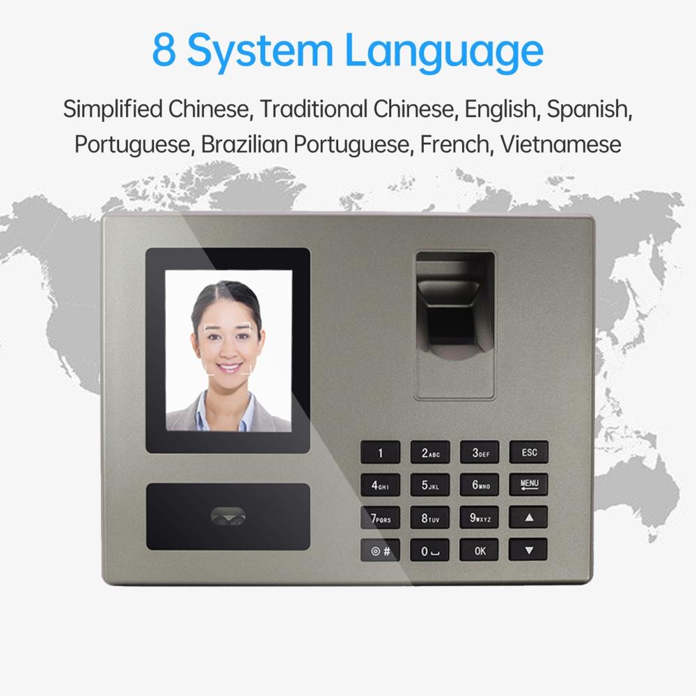 Office Electronics |   Bisofice Intelligent Face Biometric Fingerprint Password Employee Attendance Machine Checking-in Recorder 2.8 Inch TFT Screen Office Electronics Office Electronics