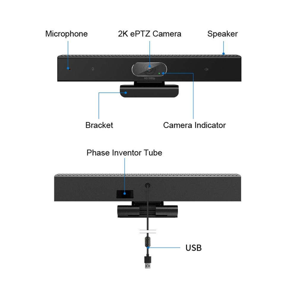 Office Electronics |   Bisofice SEEUP 3R 2K Webcam with Microphone and Speaker Office Electronics Office Electronics