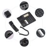 Office Electronics |   Black Corded Phone Desk Landline Phone Telephone DTMF/FSK Dual System Support Hands-Free/Redial/Flash/Speed Dial/Ring Volume Control Built-in IC Chip High Quality Sound Real-time Date for Elderly Seniors Home Office Business Hotel Office Electronics Office Electronics