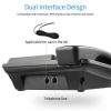 Office Electronics |   Black Corded Phone Desk Landline Phone Telephone DTMF/FSK Dual System Support Hands-Free/Redial/Flash/Speed Dial/Ring Volume Control Built-in IC Chip High Quality Sound Real-time Date for Elderly Seniors Home Office Business Hotel Office Electronics Office Electronics