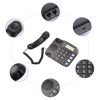 Office Electronics |   Black Corded Phone with Big Button Desk Landline Phone Telephone Support Hands-Free/Redial/Flash/Speed Dial/Ring Volume Control for Elderly Seniors Home Office Business Hotel Office Electronics Office Electronics