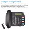 Office Electronics |   Black Corded Phone with Big Button Desk Landline Phone Telephone Support Hands-Free/Redial/Flash/Speed Dial/Ring Volume Control for Elderly Seniors Home Office Business Hotel Office Electronics Office Electronics