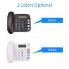 Office Electronics |   Black Corded Phone with Big Button Desk Landline Phone Telephone Support Hands-Free/Redial/Flash/Speed Dial/Ring Volume Control for Elderly Seniors Home Office Business Hotel Office Electronics Office Electronics