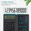 Office Electronics |   Calculator with LCD Writing Tablet Desktop Calculators Office Electronics Office Electronics