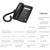 Office Electronics |   Desktop Corded Telephone Phone with LCD Display Caller ID Volume Adjustable Calculator Alarm Clock for House Home Call Center Office Company Hotel Office Electronics Office Electronics