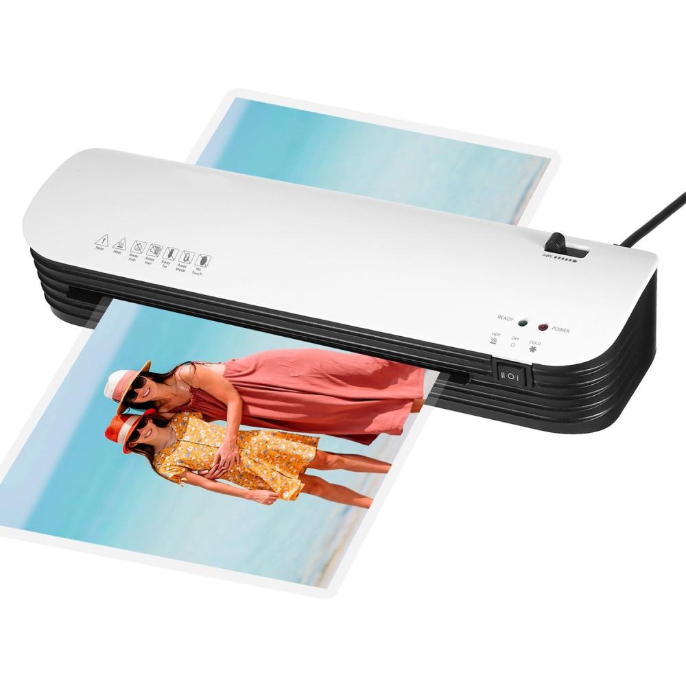 Office Electronics |   dodocool SL299 Laminator Machine Set A4 Size Hot and Cold Lamination 2 Roller System with 20 Laminating Pouches Paper Cutter Corner Rounder ABS Button Office Electronics Office Electronics