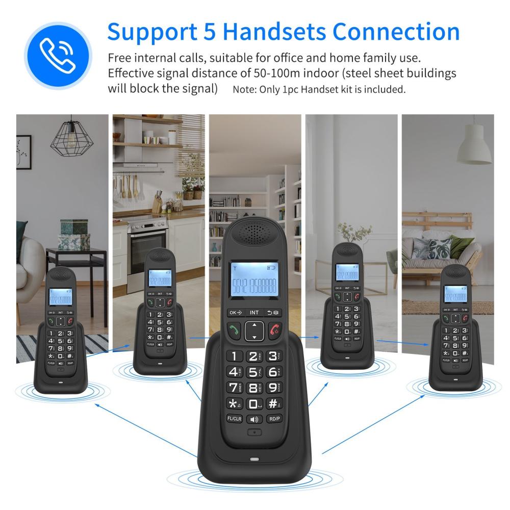 Office Electronics |   Expandable Cordless Phone System Office Electronics Office Electronics