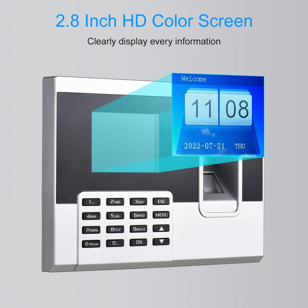 Office Electronics |   Fingerprint Password Attendance Machine Access Control Time Clock Recorder Office Electronics Office Electronics