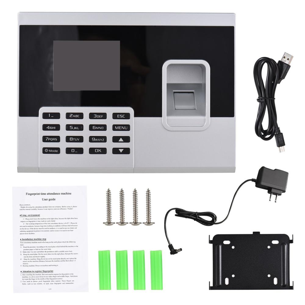 Office Electronics |   Fingerprint Password Attendance Machine Access Control Time Clock Recorder Office Electronics Office Electronics