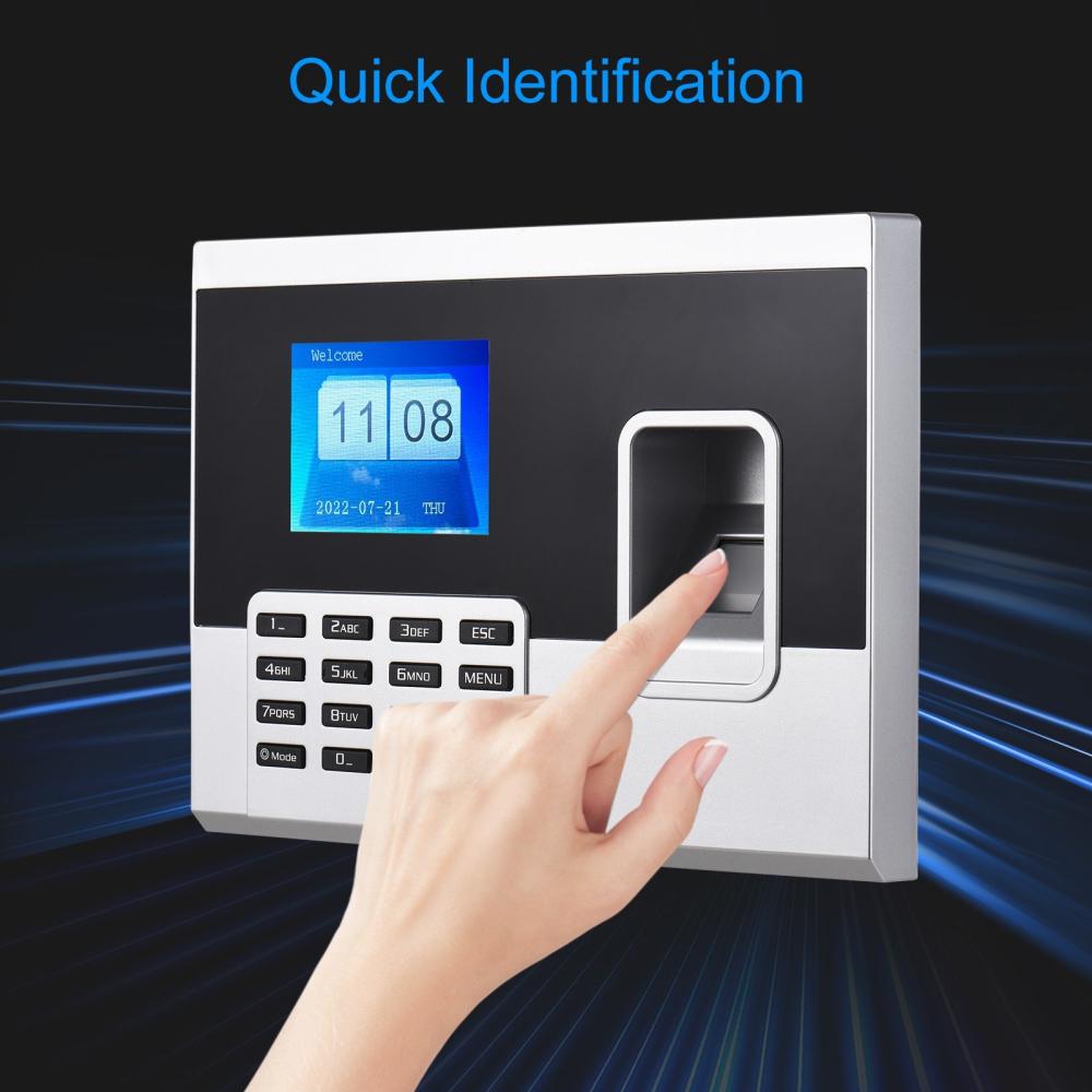 Office Electronics |   Fingerprint Password Attendance Machine Access Control Time Clock Recorder Office Electronics Office Electronics