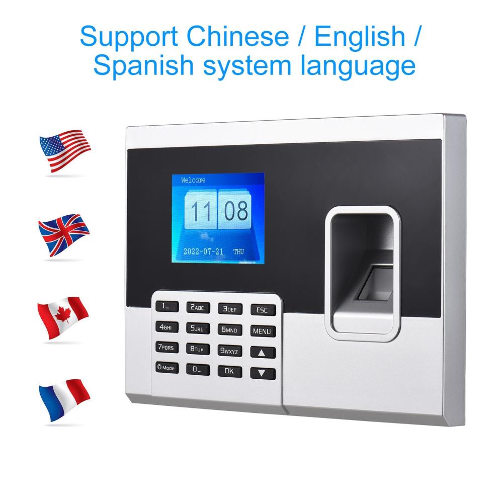 Office Electronics |   Fingerprint Password Attendance Machine Access Control Time Clock Recorder Office Electronics Office Electronics