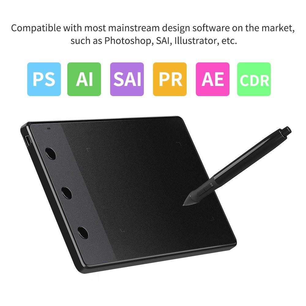 Office Electronics |   Huion H420 4×2.23 Inch Professional Graphics Drawing Tablet Signature Pad Board Office Electronics Office Electronics