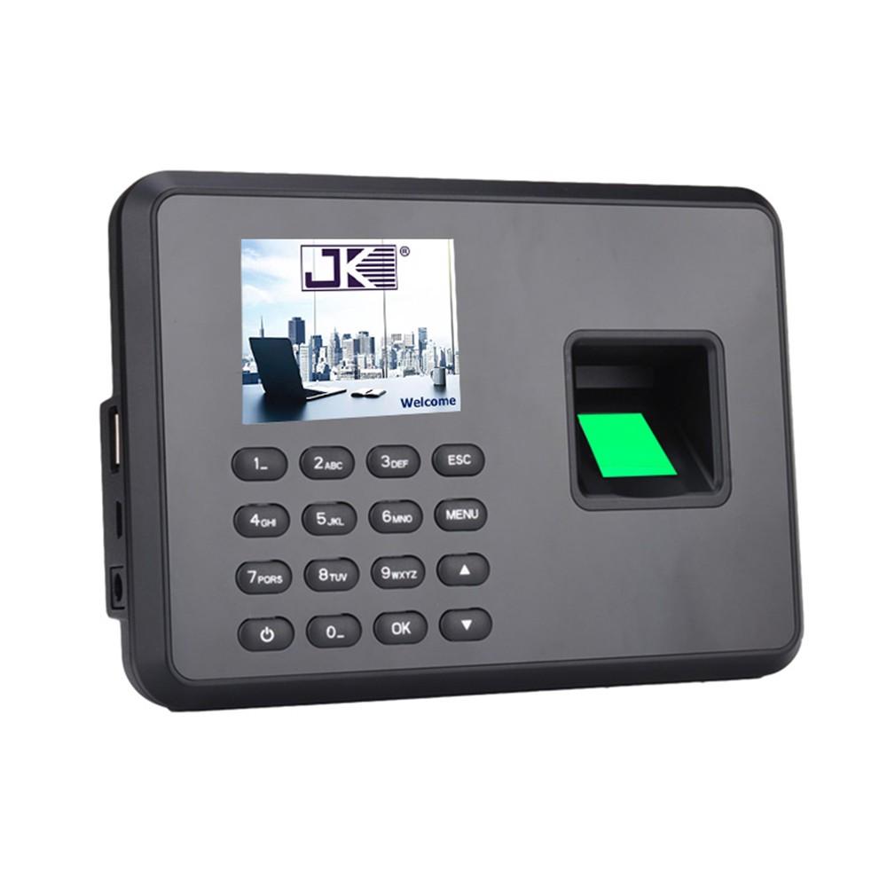 Office Electronics |   Intelligent Biometric Fingerprint Password Attendance Machine Employee Checking-in Recorder 2.4 inch LCD Screen DC 5V Time Attendance Machine Black UK Plug Office Electronics Office Electronics