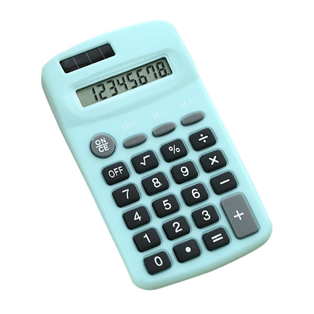 Office Electronics |   Mini Cute Calculator 8 Digits Display Solar & Battery Dual Power Portable Electronics Calculator Accounting Tool for School Students Children Office Home Office Electronics Office Electronics