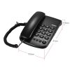 Office Electronics |   Portable Corded Telephone Phone Pause/ Redial/ Flash/ Mute Mechanical Lock Wall Mountable Base Handset for House Home Call Center Office Company Hotel Office Electronics Office Electronics