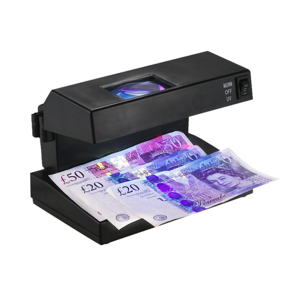 Office Electronics |   Portable Desktop Counterfeit Bill Detector Support Ultraviolet UV and Watermark Detection Office Electronics Office Electronics