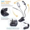 Office Electronics |   Reading Lights for Books in Bed Portable Clip-on LED USB Rechargeable Lamp Office Electronics Office Electronics