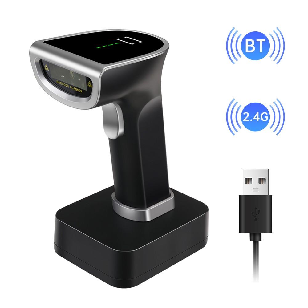 Office Electronics |   Wireless QR 2D Barcode Scanner with Cradle Handheld USB Wired Bar Code Reader Office Electronics Office Electronics