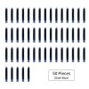 Other Stationery |   50 Pieces Fountain Pen Ink Cartridges Dark Blue Color Ink Refill Cartridge with 3.4 mm Bore Diameter for Office School Student Writing Stationery Supplies Other Stationery Other Stationery