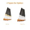 Other Stationery |   8pcs Paint Brushes Set Flat Tips Nylon Hair Paintbrushes for Students Adults Artists Acrylic Oil Watercolor Gouache Nail Body Face Art Crafts Supplies Other Stationery Other Stationery