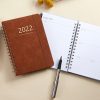 Other Stationery |   A5 Notebook School Diary 2022 Notebook With Daily Weekly Schedule 160 Pages Spiral Exercise Books Other Stationery Other Stationery